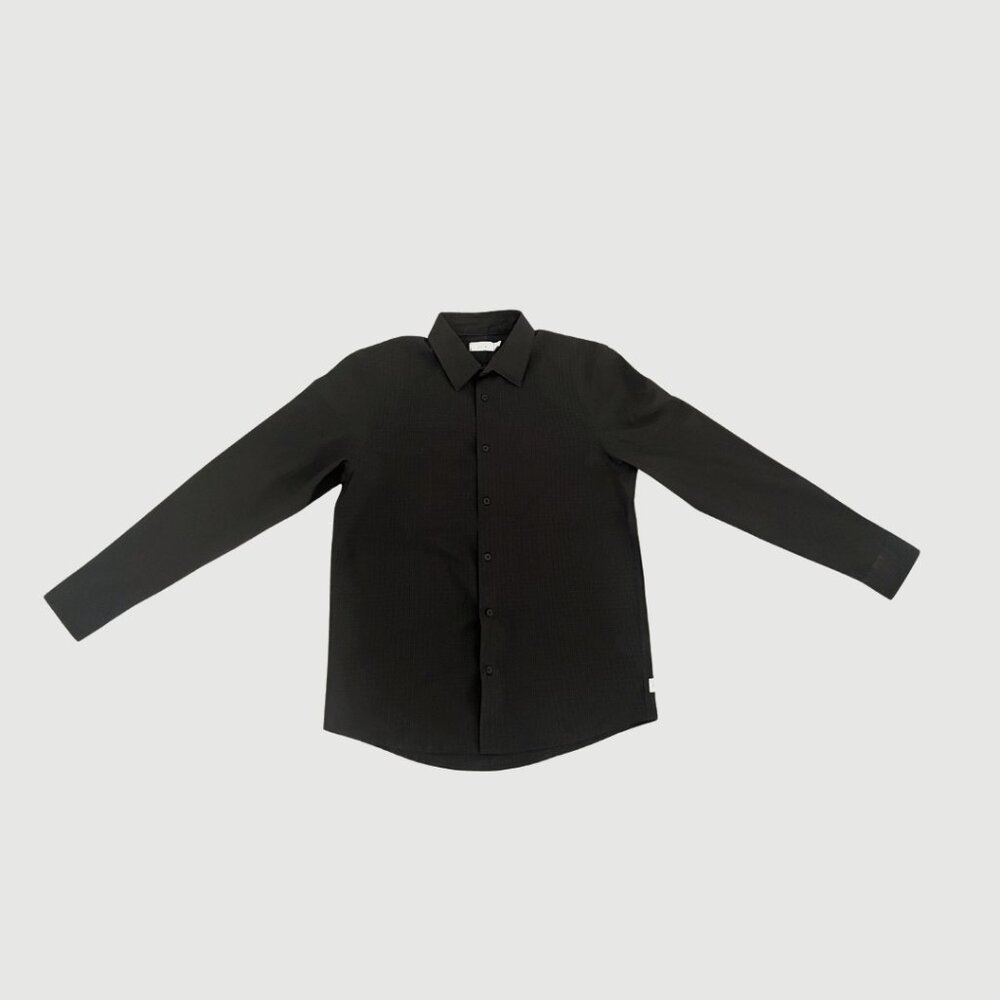 Onia Men’s Performance Stretch Mesh Travel Tech Shirt Long Sleeve UPF 50+